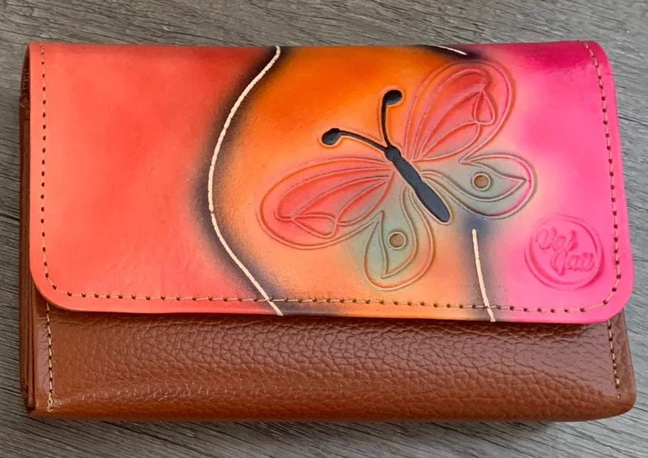 Women Wallets Honey Butterfly Women's Genuine Leather Model Sophie